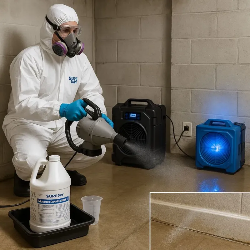 Sanitization and Odor Removal process in Swartzville, PA