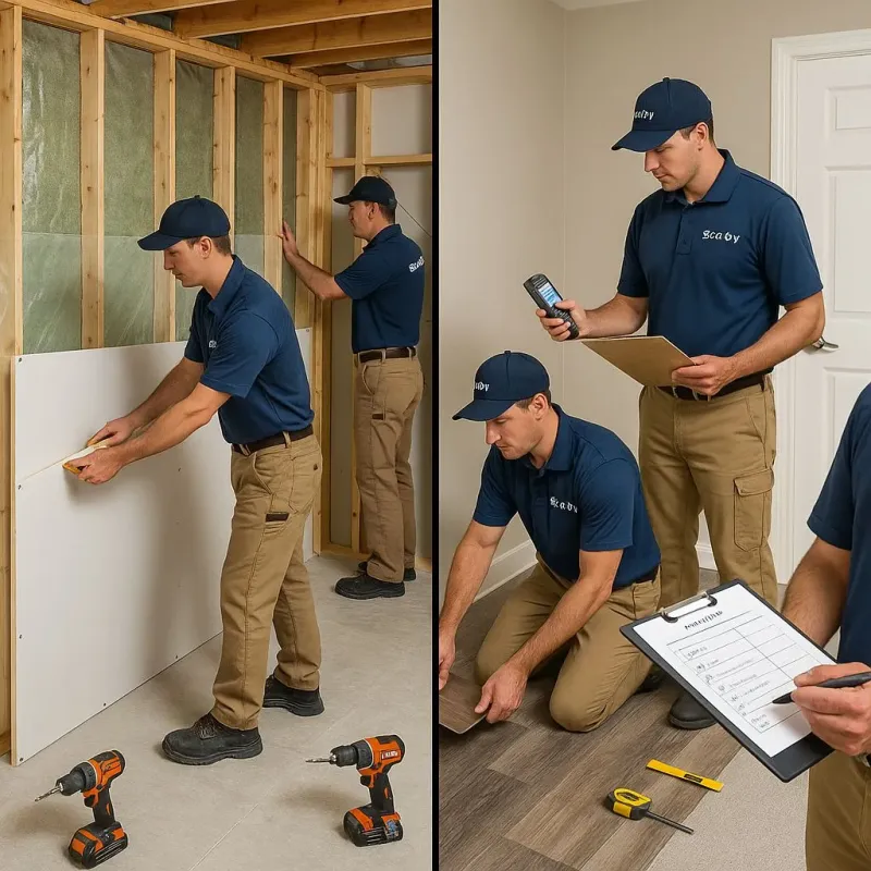 Repairs and Reconstruction process in Swartzville, PA